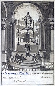 Certificat de communion, 19e siècle - Unbekannt
