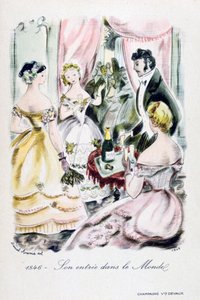Publicité pour Champagne Devaux, 1846