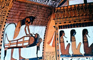 Intérieur de la chapelle, Anubis, Thèbes, Égypte - Unbekannt