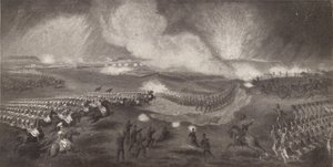 Charge des troupes britanniques sur la route de Windlesham, 24 avril 1854 - Unbekannt