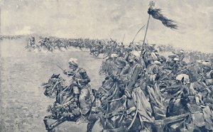 Charge des Mamelouks à la bataille d