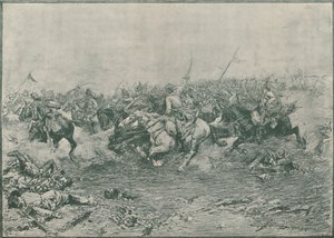 Charge des douzièmes hussards à la bataille de Marengo, 1800, 1896 - Unbekannt
