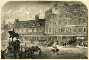 Charing Cross depuis Northumberland House en 1750, 1881