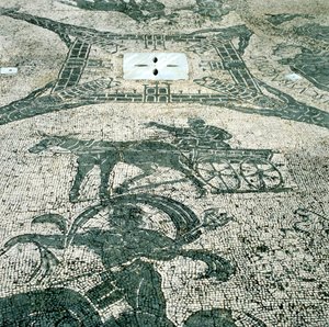 Aurige, mosaïque, Cisarii, Ostie, Italie, Ier siècle - Unbekannt