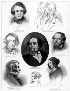 Charles Dickens 1812-1870, romancier anglais, 1892 - Unbekannt