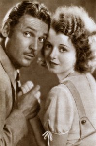 Charles Farrell et Janet Gaynor, acteurs américains - Unbekannt