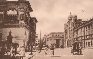 Banque Chartered & Bourse Royale sur Cleve St, Calcutta