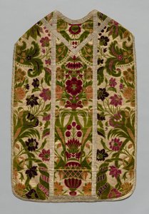Chasuble, étole, bourse, corporal et manipule, vers 1600-1700 - Unbekannt