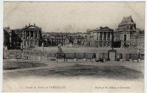 Château de Versailles : vue de la façade - Carte postale fin XIXe-début XXe siècle - Unbekannt