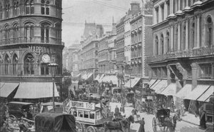 Cheapside depuis la Mansion House, City de Londres - Unbekannt