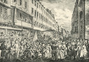 Cheapside le jour du Lord Maire, 1761, 1925