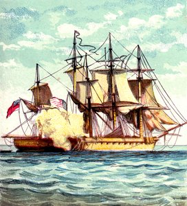 Chesapeake et Shannon, 1812 vers les années 1850 - Unbekannt