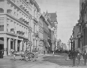 Rue Chestnut, Philadelphie, 19e siècle - Unbekannt
