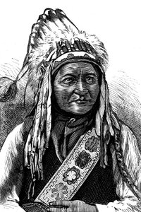 Chef Sitting Bull, Amérindien, 19e siècle - Unbekannt