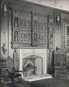 Cheminée dans le salon du roi William, Castle Ashby, 1927 - Unbekannt