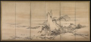 Paysage chinois, 1500s