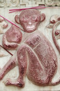 Signe astrologique chinois. Temple du nuage blanc, Pékin, Chine - Unbekannt