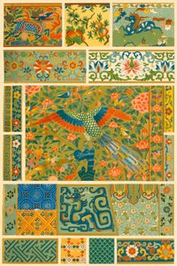 Peinture chinoise, tissage, broderie et cloisonné, 1898