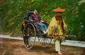 Pousse-pousse chinois, XXe siècle - Unbekannt