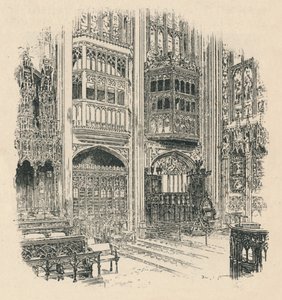 Stalles du chœur et cabinet royal, chapelle Saint-Georges - Unbekannt