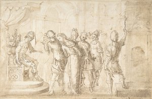 Le Christ devant Ponce Pilate, 17ème siècle - Unbekannt