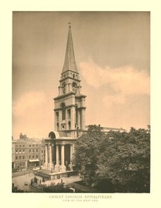 Christ Church, Spitalfields, vue de l