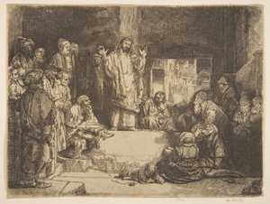 Christ prêchant La Petite Tombe - Unbekannt