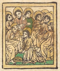Christ lavant les pieds des apôtres, vers 1490 - Unbekannt