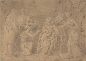 Christ et les enfants, 17ème siècle - Unbekannt
