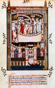 Le Christ donne la communion à Saint Denis, 1317 - Unbekannt