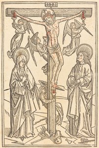 Christ en croix avec des anges - Unbekannt