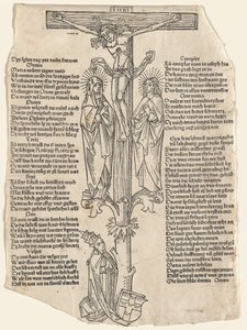 Christ en croix avec le pape Pie II, vers 1475