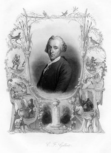 Christian Furchtegott Gellert, poète allemand, 19ème siècle - Unbekannt