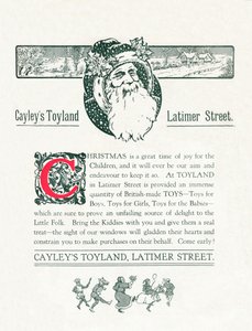 Publicité de Noël pour Cayleys Toyland, 1917 - Unbekannt