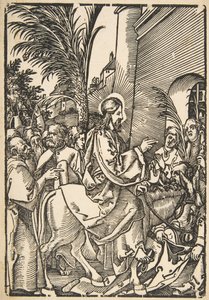 Entrée du Christ à Jérusalem, de La Petite Passion - Unbekannt