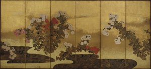 Chrysanthèmes au bord d