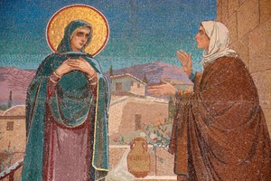 La Visitation : Marie rend visite à sa parente Élisabeth, Saint-Pétersbourg, Russie - Unbekannt