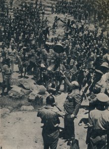 Churchill avec des troupes britanniques en Afrique du Nord, juin 1943, 1945 - Unbekannt
