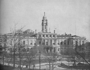 Hôtel de ville, New York, vers 1897 - Unbekannt