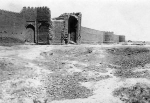 Porte de la ville, Samarra, Mésopotamie, 1918 - Unbekannt
