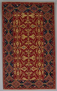 Tapis turc classique avec le motif Lotto, 1600-1650
