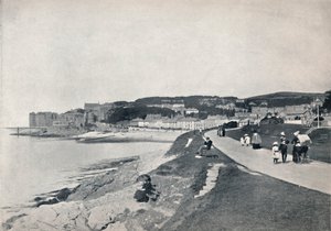 Clevedon - La Plage Verte, 1895