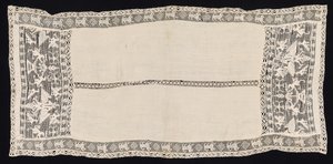 Tissu avec bordure d