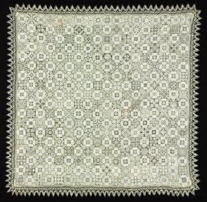 Tissu avec motifs floraux et végétaux, 1560-1600