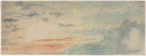 Étude de nuages, 1800s - Unbekannt