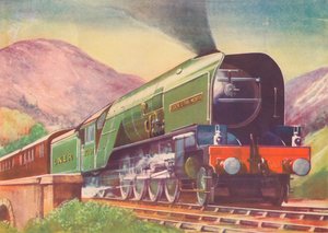 Locomotive Cock O The North, L.N.E.R., dans les Highlands, 1940