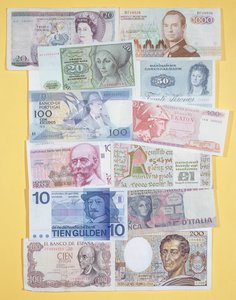 Collection de billets de banque européens de la fin du XXe siècle - Unbekannt