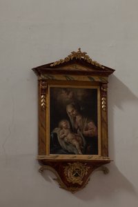 Collégiale. Intérieur. Peinture. Vierge à l