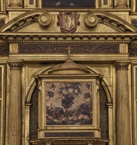 Église collégiale. Intérieur. Le maître-autel. (détail) - Unbekannt