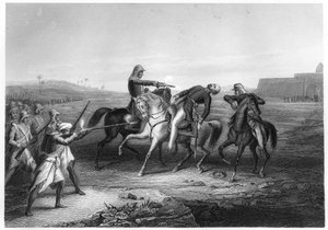 Colonel Platt tué par les mutins à Mhow, vers 1860 - Unbekannt